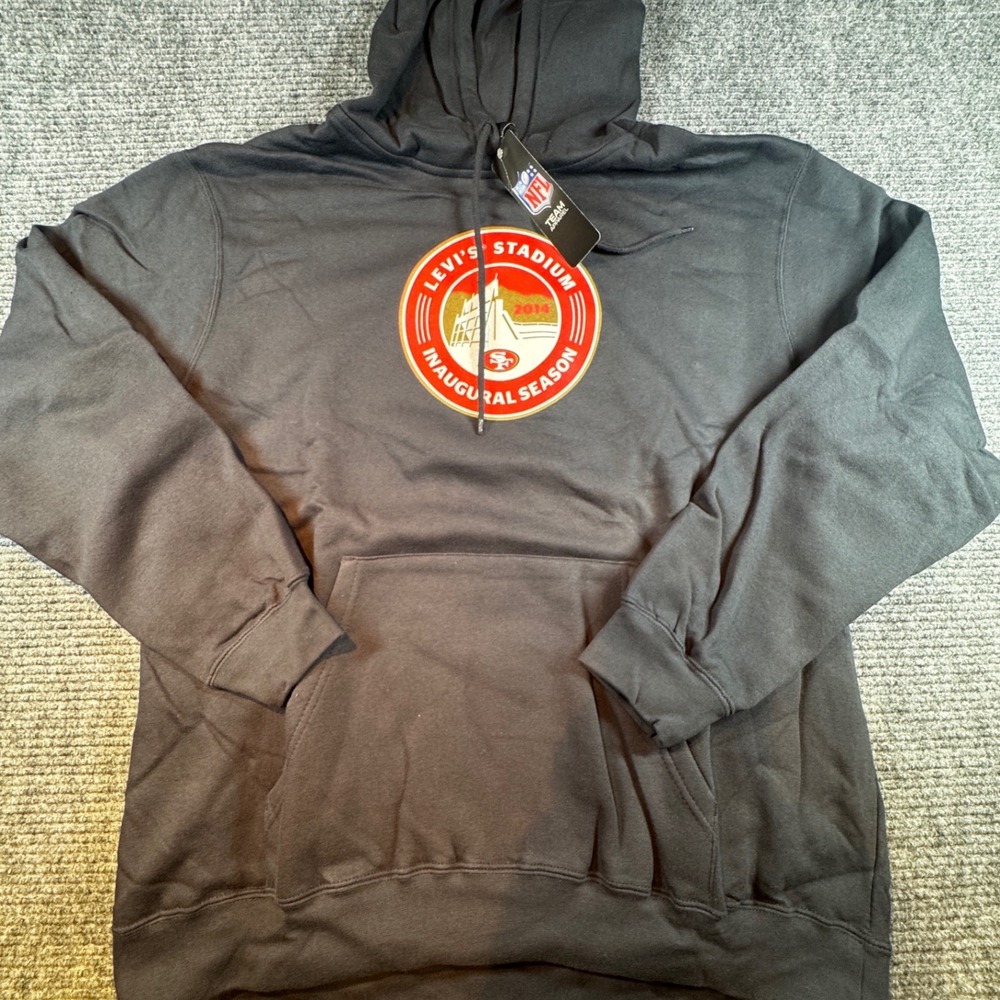 NOS! NFL San Francisco 49ers Levi's Stadium‎ Inaugural Season Hoodie XL